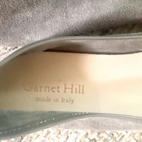 GARNET HILL BELISSIMA DOVE GRAY SUEDE BALLET FLAT- NWOB-8.5/MADE IN ITALY-FALL🍁 - Picture 6 of 9